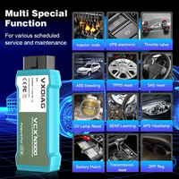VXDIAG VCX NANO NX100 OBD2 Scanner Alat Diagnostik Profesional untuk VW Mendukung ODIS J2534 ECU Perangkat Pemrograman dan Pengkodean Online