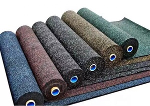 Longglory High Quality Gym Fitness Anti-Slip Rubber <strong>Roll</strong> Flooring <strong>Mat</strong> Recycled Flooring <strong>Roll</strong> <strong>Mat</strong> - Product Image 2