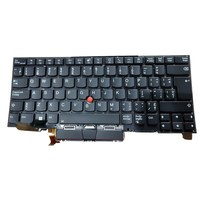 Teclado para Lenovo ThinkPad X1 Carbon Gen 8, Diseño Francés/Inglés, Modelo PK131L1B32, 86 Teclas, Compacto
