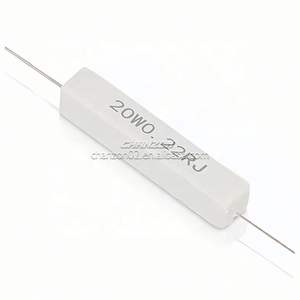 Résistance de ciment céramique 20 W d'origine 20W2RJ 20W5RJ 20W8R2J 20W15RJ 20W20RJ 20W22RJ 20 Watt 0.22 0.33 0.47 Ohm Résistance de ciment - Product Image 2