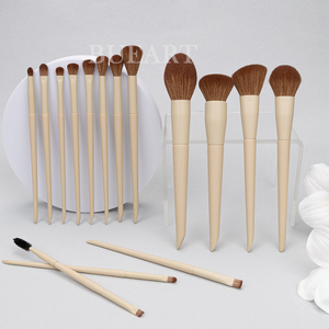 Juego de <span class=keywords><strong>Brochas</strong></span> de Maquillaje Daily Queen Morph, Nuevo Diseño, 15 Piezas, Color Caqui, Pelo Sintético Vegano, Sensación Opulenta, Logotipo Personalizado - Product Image 3