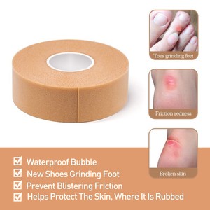 1 Rollo de Cinta Adhesiva Invisible de Espuma Antiabrasión para Pies, Protector de Talón Antideslizante, Cinta Protectora de Dedos de EVA Elástica y Gruesa - Product Image 3