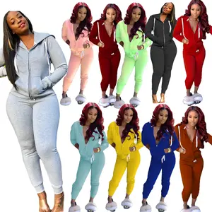 Atacado novas meninas conjuntos de roupas casuais mulheres esporte roupas femininas Jogger roupas plus size roupas das mulheres