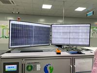 Panel Surya Monokristalin 580W Bifasial Tipe-N PERC Half Cell Kaca Ganda