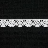 Dentelle blanche soluble dans l'eau 100 % polyester, broderie fantaisie, prix bas, vente chaude, pour la décoration de robes, sous-vêtements, vêtements DIY et sacs