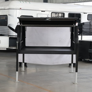 Portable Aluminium Pickup Toolbox with Waterproof Quarter Dog Section Powder Coated Ute Canopy for Tool Storage - Product Image 2