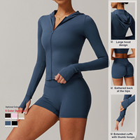 Ensemble de sport 3 pièces pour femme : veste zippée à manches longues personnalisée, leggings taille haute sculptants et collants de fitness pour la course et le yoga