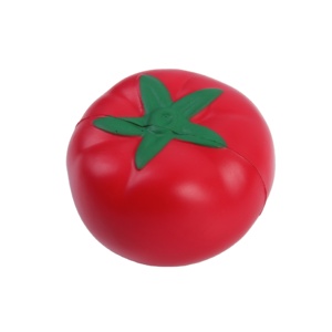 Pelotas Antiestrés de Espuma PU con Forma de Tomate y Logotipo Personalizado, Pelotas de Espuma PU con Forma de Vegetales para Aliviar el Estrés - Product Image 1