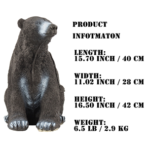 Tiro con arco 3D Animal caza objetivo PU espuma oso con núcleo reemplazable estacas de tierra para tiro al aire libre práctica objetivo señuelo - Product Image 3