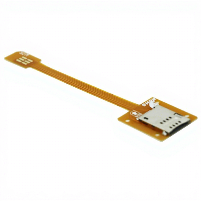 Custom 3G 4G 4 in 1 dual fpcb multi extender mini sim card fpc cable with push-push slot 15cm