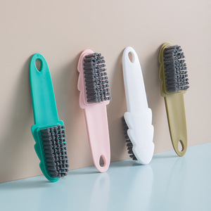 Shoe Brush Soft Bristle Plastic Multi Purpose Cleaning For Clothes And Shoes Spring Blue - Product Image 4