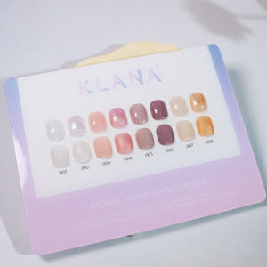 Klana Set cat kuku Gel Uv, 8 warna 15ml kaus kaki tanpa Gel, gratis Hema - Product Image 6