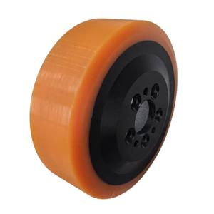 中国工場LINDET20耐久性産業用PUフォークリフト駆動ホイール - Product Image 2