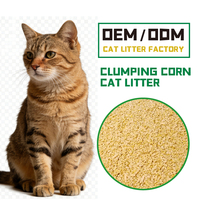 Pasir Kucing Organik Alami Berbahan Dasar Jagung, Bebas Debu, Biodegradable, Langsung dari Pabrik