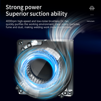 Extracteur de fumée métallique AIXUN ES02 avec lumière LED pour la maintenance des téléphones portables et des appareils photo – Outil de purification des fumées à forte aspiration et efficacité