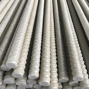 Barres d'armature GFRP filetées légères, anti-incendie/anti-corrosion, moulées par pultrusion, solution non conductrice pour la découpe d'infrastructures - Product Image 1