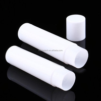 Tubes en plastique vides pour baume à lèvres 5g, ronds, blancs et roses, contenants pour baume à lèvres et rouge à lèvres, avec plateaux de remplissage