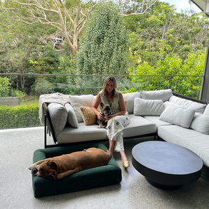 Cama ortopédica de espuma viscoelástica para perros y mascotas, cama impermeable indestructible para perros Boucle - Product Image 2