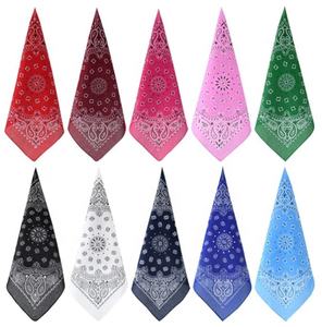 Carré personnalisé coton imprimé petit mouchoir coton polyester Bandana carré pour Sport extérieur - Product Image 6