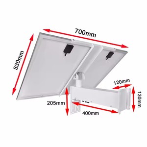 Chargeur solaire haute efficacité Ecosight ES-SP6030 60W 30AH 333WH DC12V, sortie multi-tension 40-50%, utilisation en extérieur, mini - Product Image 2
