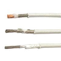 GN500 GN800 Cuivre haute température/cuivre étamé/Nickel pur Mica câble électromagnétique résistant à la chaleur fil tressé en fibre de verre