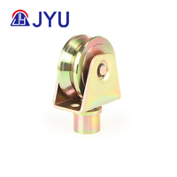 Roue rotative universelle à 360 degrés avec double roulements de rainure en U V Y pour clôture de porte pliante coulissante