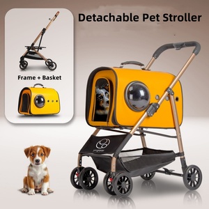 La migliore vendita di grandi dimensioni cane pieghevole passeggino di lusso impermeabile Pet trasportino da viaggio in vendita caldo <span class=keywords><strong>per</strong></span> i gatti - Product Image 6