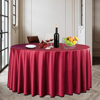 Nappe de table de style minimaliste moderne haut de gamme en satin épais pour hôtel, couleur unie, réutilisable, durable et imperméable
