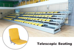 Système de sièges rétractables <span class=keywords><strong>pour</strong></span> tribune portable à commande manuelle <span class=keywords><strong>pour</strong></span> usage intérieur à vendre - Product Image 5