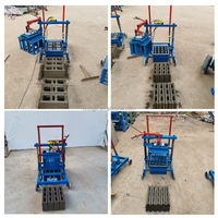Machine à fabriquer des briques de ciment 2-45 sans intermédiaire, prix abordable, pour la construction agricole, machine à briques autobloquantes