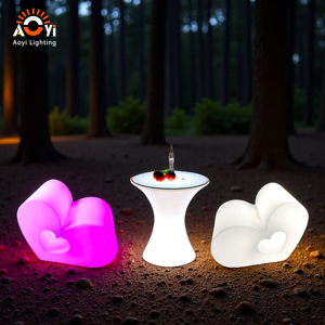 Ensemble d'éclairage LED en forme <span class=keywords><strong>de</strong></span> cœur personnalisé, éclairage changeant <span class=keywords><strong>de</strong></span> couleur pour bar et salon - Product Image 1