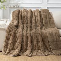 Couverture lestée en laine douce et confortable, personnalisable, vente en gros, populaire 2026, pour un meilleur sommeil et une meilleure concentration