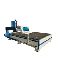Machine de givrage laser 120W pour verre, équipement automatique de gravure et de décapage de peinture au laser à fibre pour le matissage des surfaces en verre