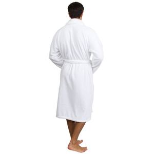 <span class=keywords><strong>Accappatoio</strong></span> Spa <span class=keywords><strong>con</strong></span> <span class=keywords><strong>collo</strong></span> <span class=keywords><strong>a</strong></span> <span class=keywords><strong>scialle</strong></span> <span class=keywords><strong>con</strong></span> Logo personalizzato in pile di corallo tinta unita - Product Image 5