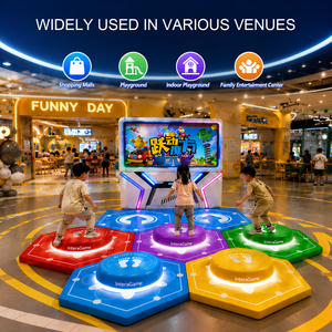 Cubo Interattivo Multigioco con Modalità di Gioco Diverse, LED RGB, Sensore di Pressione, Gioco Arcade a Reazione per Bambini, per Aree Gioco al Chiuso - Product Image 2