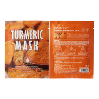 Masque facial en feuille KORMESIC 25ml, enrichi en vitamine C, café, concombre, noix de coco - éclaircissant, blanchissant, hydratant