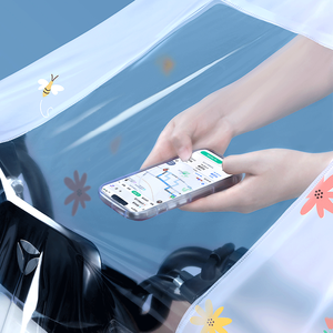 Xe Đạp Xe Đạp Xe Đạp Áo mưa mưa áo choàng poncho trùm đầu Windproof Áo Mưa di động Scooter Bìa <span class=keywords><strong>PVC</strong></span> mưa ponchos - Product Image 4