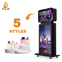 Distributeur automatique de parfum sur pied avec écran tactile publicitaire de 43 pouces pour centre commercial