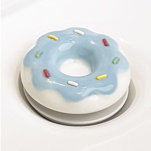 Venta al por mayor 2026 Bonito lavabo de cerámica con tapón de desagüe a presión para baño - Product Image 2