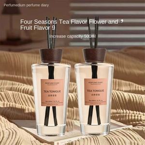 مجموعة معطر جو بالخيزران 500 مل برائحة اللافندر والفانيليا، صديقة للبيئة وآمنة للأطفال والحيوانات الأليفة، طويلة الأمد، للاستخدام في السيارة - Product Image 2