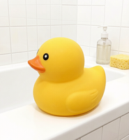 Duck Squishy Géant Jaune Best-Seller - Jouet Anti-Stress à Remontée Lente pour Soulager le Stress