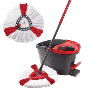 Compatible with <strong>Vileda</strong> Spin <strong>Mop</strong> <strong>Head</strong>, <strong>Vileda</strong> Triangular <strong>Mop</strong> Pad, Ocedar Dry and Wet Dual-Use Fiber Replacement Cloth - Product Image 3