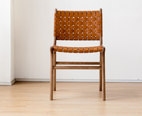 Chaises de salle à manger et de café modernes au design nordique JP, avec accoudoirs, en bois massif et cuir, pour écoles et restaurants