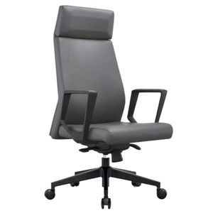 Chaise de bureau en cuir pour salle de conférence, chaise de direction ergonomique, chaise de visiteur pour salle de réunion - Product Image 3