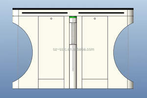 Ince <span class=keywords><strong>Fastlane</strong></span> RFID erişim kontrol sistemi yaya turnike kapı turnike - Product Image 5