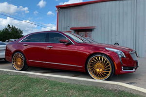 Jantes usinées SJ Machined Lip Wheels 5x120 5x127 20-24 pouces, jantes personnalisées de luxe pour Cadillac CT6 Chevrolet Caprice Classic - Product Image 6