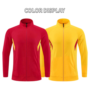 Custom Winter <b>Thermal</b> Soccer Jerseys Men Women Kids Football <b>Tracksuit</b> Kits Fitness Sets Running Training Suit Zipper Sportswear - Product Image 2
