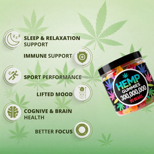 Gomas de Cânhamo Veganas de Marca Própria para Dormir e Relaxar, Goma Calmante de Alta Potência 30000mg - Product Image 2