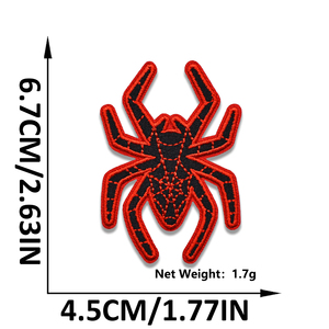 Parches <span class=keywords><strong>de</strong></span> <span class=keywords><strong>Tela</strong></span> con Diseño <span class=keywords><strong>de</strong></span> Telaraña, Bordados <span class=keywords><strong>de</strong></span> Dibujos Animados, Adhesivo Termofusible, para Ropa <span class=keywords><strong>de</strong></span> Niños, Juguetes, Zapatos y Accesorios - Product Image 2