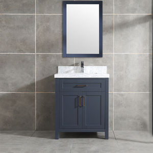 Meuble-lavabo haut de gamme de 30 pouces avec vasque en céramique et caractéristiques résistantes à l'eau - Product Image 1